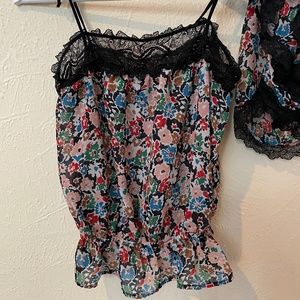 Early 00s green lingerie set